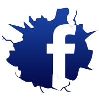 Cracked facebook logo 1368459203367 png