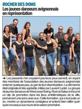Article rocher des doms mai 1
